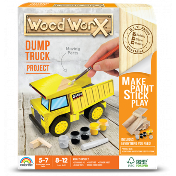 Wood Worx Dump Truck Colorific Narromine Newsagency